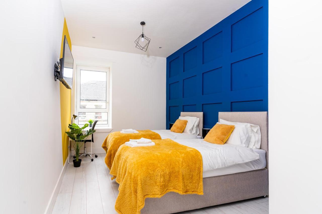 Cheerful 2 Bedroom Homely Apartment, Sleeps 6 Guest Comfy, 3X Double Bed, Parking, Free Wifi, Suitable For Business, Leisure Guest,Glasgow, Glasgow West End, Near City Centre Екстер'єр фото