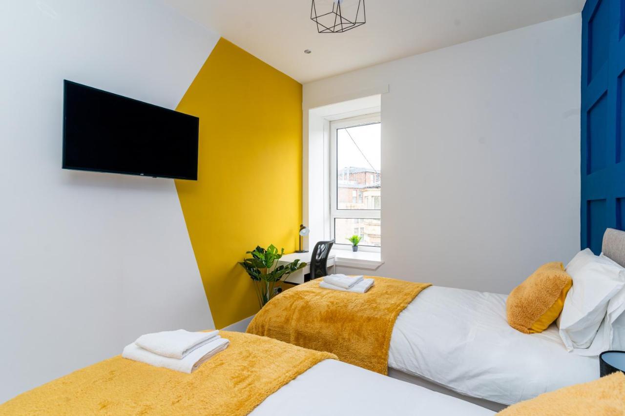 Cheerful 2 Bedroom Homely Apartment, Sleeps 6 Guest Comfy, 3X Double Bed, Parking, Free Wifi, Suitable For Business, Leisure Guest,Glasgow, Glasgow West End, Near City Centre Екстер'єр фото