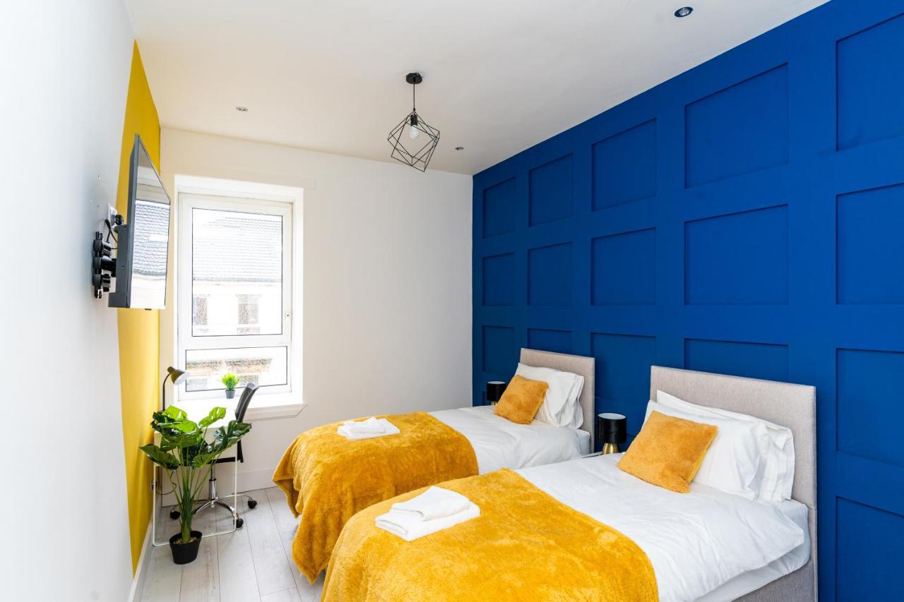 Cheerful 2 Bedroom Homely Apartment, Sleeps 6 Guest Comfy, 3X Double Bed, Parking, Free Wifi, Suitable For Business, Leisure Guest,Glasgow, Glasgow West End, Near City Centre Екстер'єр фото